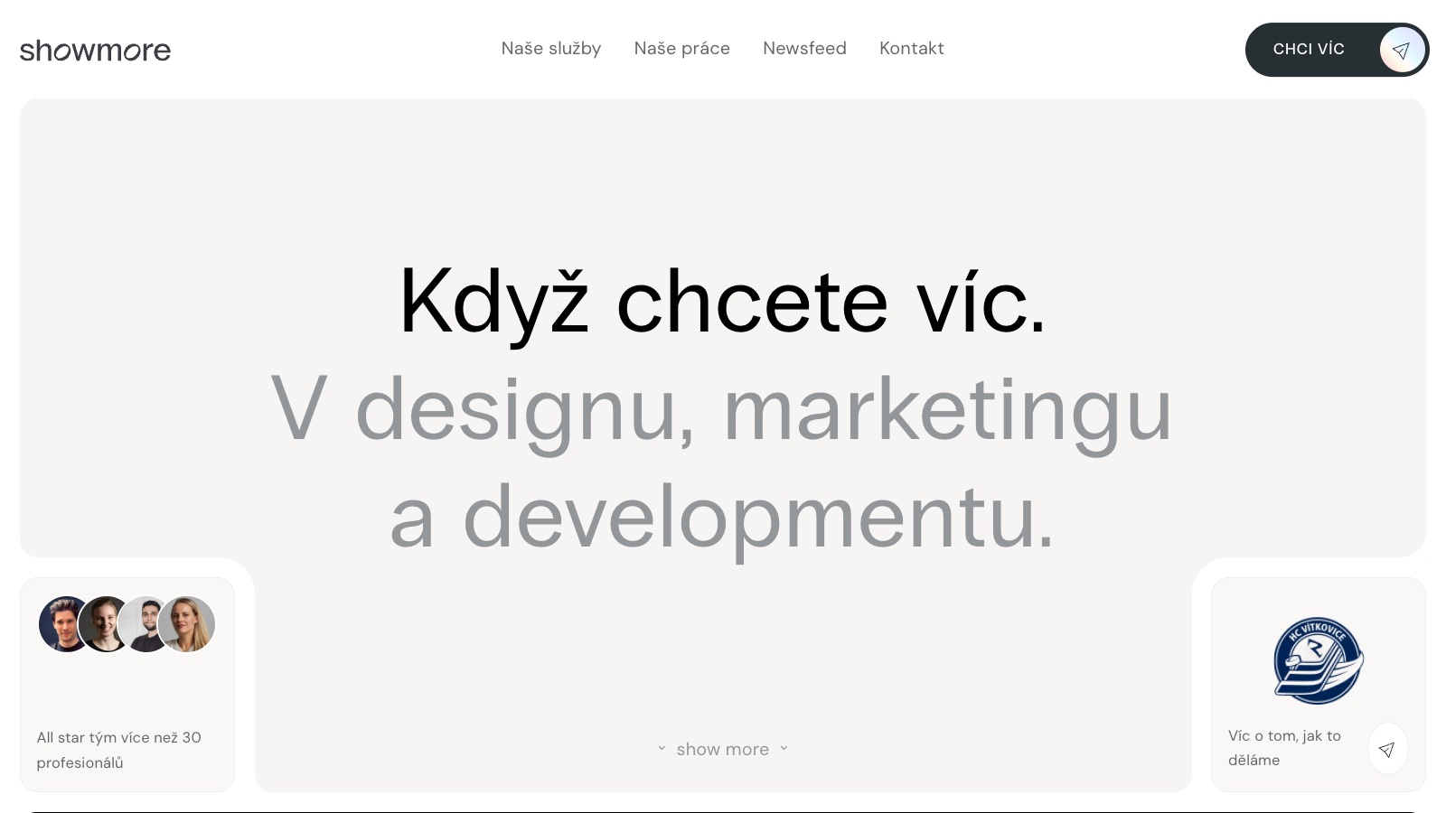 Showmore — company website